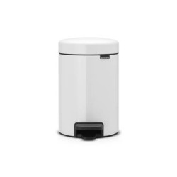 Pattumiera a pedale Brabantia Pedal Bin New Icon 16,5x23,5x26,5 cm bianco 3 litri - 112126