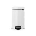 Pattumiera a pedale Brabantia Pedal Bin New Icon 24x32,5x40 cm bianco 12 litri 111969