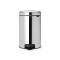 Pattumiera a pedale Brabantia Inox New Icon 12L 24x32,5x40 cm 12 litri Inox Lucido - 113581