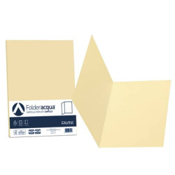 Cartellina semplice FAVINI FOLDER S cartoncino Simplex Luce&Acqua 200 g/m² 25x34cm camoscio 02  conf