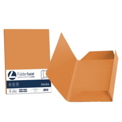 Cartellina 3 lembi Favini FOLDER 3L Luce&Acqua 200 g/m² 24,5x34,5cm arancio 56 conf.25 - A50E434