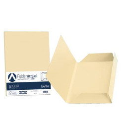 Cartellina 3 lembi Favini FOLDER 3L Luce&Acqua 200 g/m² 24,5x34,5cm camoscio 02 conf.25 - A50R434