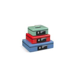 Cassetta portavalori Koala Deluxe 230x185x80 mm in acciaio rosso 3414RO