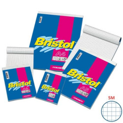 Blocco punto metalico Blasetti BRISTOL copertina patinata 115 gr 50 g/m² Q 5M A5 15X21cm - 1028