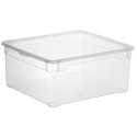 Contenitore Rotho Clear Box in PPL impilabile trasparente - 18 l. F707805