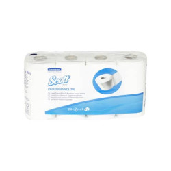Carta igienica 2 veli SCOTT® 350 in carta a 2 veli 350 strappi bianco pacco da 8 rotoli - 8519