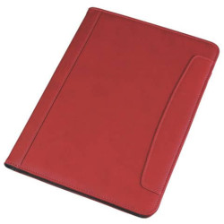 Cartella portablocco Alassio MESSINA in ecopelle 24x2,5x33 cm A4 rosso 30083