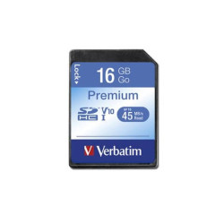 Memory Card SDHC Verbatim 16 GB  43962