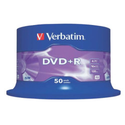 DVD+R Verbatim 16x 4,7 GB  in confezione da 50 dvd - 43550