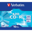 CD-R AZO Verbatim 52x 700 MB  Conf. 10 pezzi - 43342