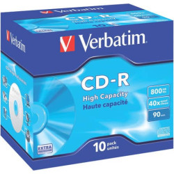 CD-R High Capacity Verbatim 800 MB  conf. da 10 - 43428