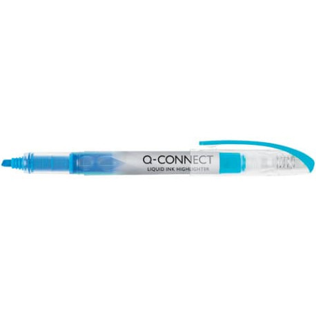 Evidenziatore a penna Q-Connect 1-4 mm blu KF00399