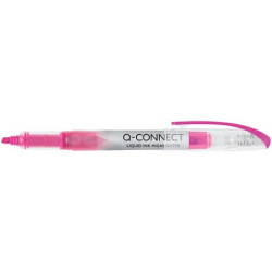 Evidenziatore a penna Q-Connect 1-4 mm rosa KF00398