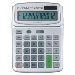 Calcolatrice solare da tavolo Q-Connect grande 12 cifre KF15758