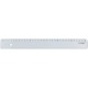 Righello Q-Connect trasparente 30 cm  KF00587