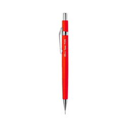 Portamine Pentel Sharp P200 fisso da 4 mm - mina 0,5 mm HB fusto rosso fluo P205-FB