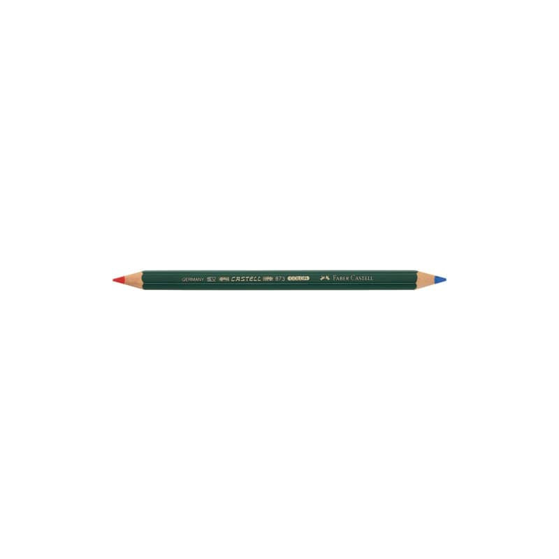 Matita bicolore Faber-Castell CASTELL Color 873 rossa e blu 117500 -  Lineacontabile