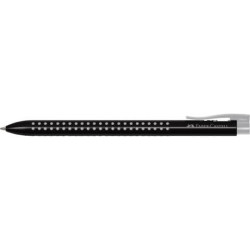 Penne a sfera a scatto Faber-Castell Grip 2022 tratto M nero 544699