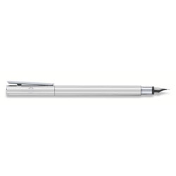 Penna Stilografica Faber-Castell Neo Slim M metallo cromato 342000