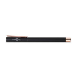 Penna Stilografica Faber-Castell Neo Slim M nero rosegold 343100