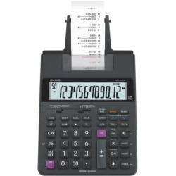 Calcolatrice scrivente CASIO display 12 cifre - alimentazione a rete e batteria 6,5x16,5x29,5 cm - H