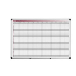 Planning magnetico annuale Bi-office 90x60 cm bianco GA03268170