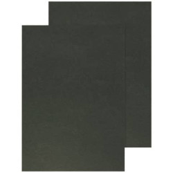 Copertina per rilegatura Q-Connect A4 250 g/m² nero goffrato conf. 100 pezzi - KF00501