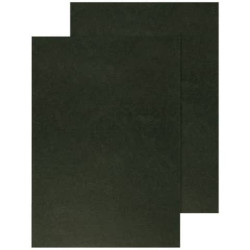 Copertina per rilegatura Q-Connect A4 250 g/m² nero goffrato conf. 100 pezzi - KF00501