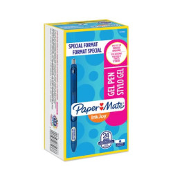 Penne a scatto Paper Mate InkJoy Gel RT M 0,7 mm blu special pack 24 pezzi - 2077176