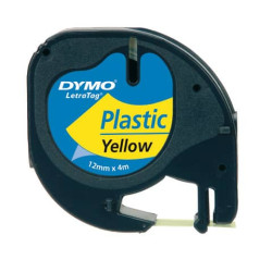 Nastro per etichettatrici Dymo LT plastica 12 mm x 4 m nero/giallo S0721620