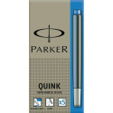 Cartucce inchiostro per stilografica Parker Quink blu confezione da 5 - 1950384
