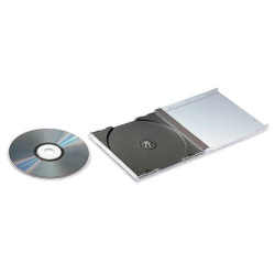 Porta CD e DVD FELLOWES base nera jewel case conf.10 - 98310