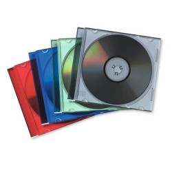 Porta CD e DVD FELLOWES jewel case slim  conf.25 - 98317