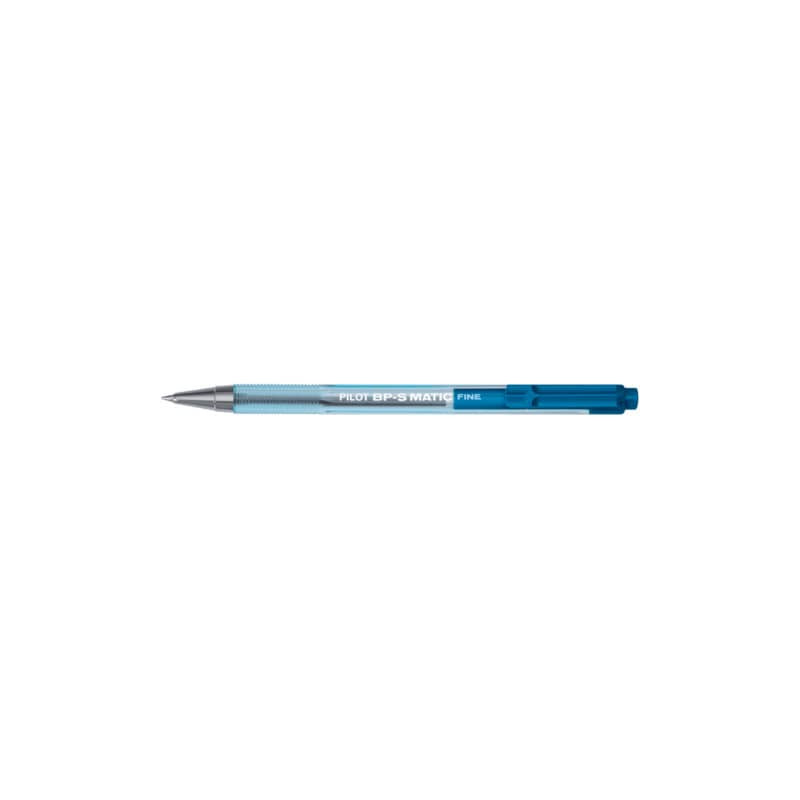 Penna a sfera a scatto Pilot BPS Matic punta fine 0,7 mm blu