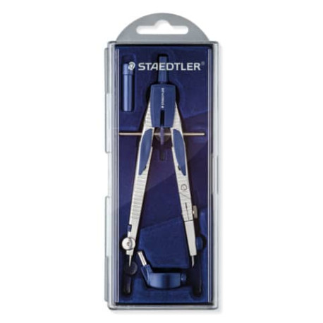 Compasso scolastico a frizione Staedtler Mars 553 argento/blu 553 01