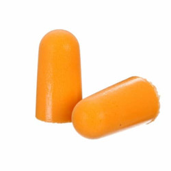 Tappi auricolari di protezione 3M 1100 37 dB senza cordoncino arancione conf. da 200 paia - 1100
