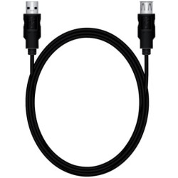 Cavo di prolunga Media Range USB 2.0 A/A 1,8m nero MRCS154