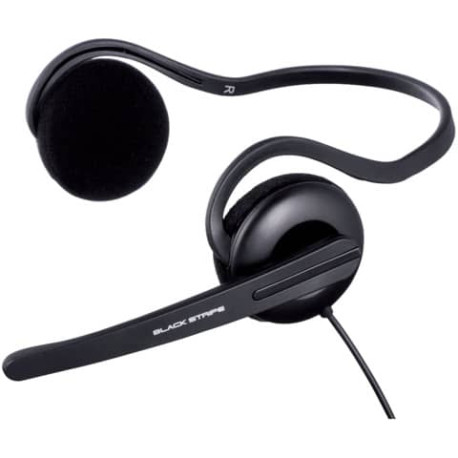 Cuffie stereo per PC Hama con archetto da collo e microfono