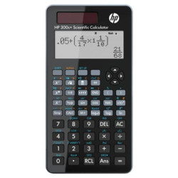 Calcolatrice scientifica a doppia alimentazione HP con 249 funzioni blu/grigio - HP-300SPLUS/B1S