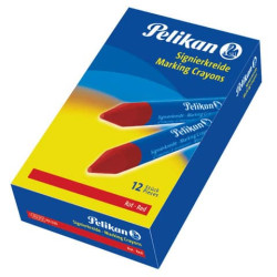 Pastello industriale Pelikan 762 rosso  conf. da 12 - 701029