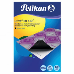 Carta carbone Pelikan Ultrafilm 410 nero  confezione 100 fogli - 404483