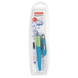 Penna stilografica Herlitz My.pen M blu/arancione 10999761