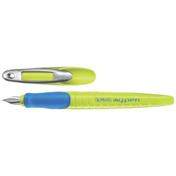 Penna stilografica Herlitz My.pen M giallo/blu 10999779