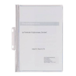 Cartellina per rilegatura DURABLE DURABIND® robusto PVC A4 1-30 fogli bianco - 225002