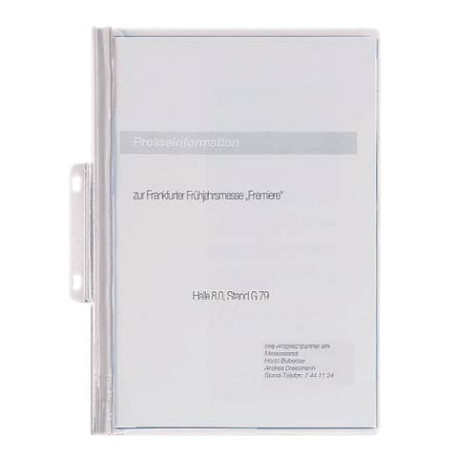 Cartellina per rilegatura DURABLE DURABIND® robusto PVC A4 1-30 fogli bianco - 225002