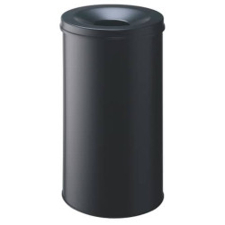 Cestino gettacarte Durable Safe acciaio 60 litri nero - 330701