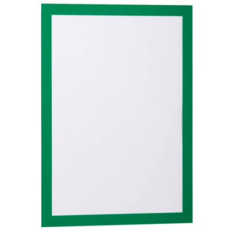 Cornici con pannello magnetico DURABLE DURAFRAME® A4 verde 236x323mm conf. 2 - 487205