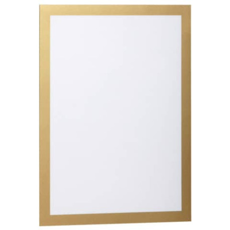 Cornici con pannello magnetico DURABLE DURAFRAME® A4 oro 236x323mm conf. 2 - 487230