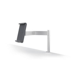 Porta tablet da tavolo Durable, morsetto e braccio di supporto estensibile argento metallizzato 10x4