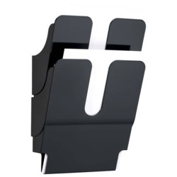 Espositore da parete DURABLE FLEXIPLUS 2 comparti A4 polistirolo nero 1709008060